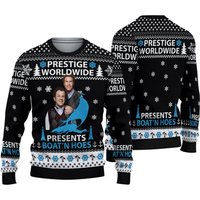 Prestige Worldwide Boats And Hoes Movie Ugly Christmas Sweater