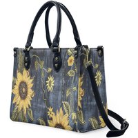 Sunflower Leather Bag, Gifts For Her