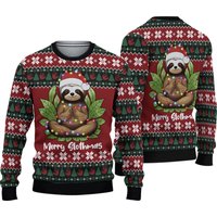 Sloth Christmas Sweaters Funny Ugly Christmas Sweater
