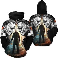 Halloween Custom Michael Myers Hoodie, Horror Characters Hoodie