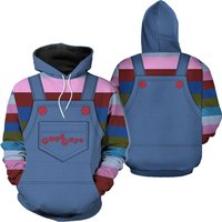 Chucky Good Guy Hoodie Joggers Set, Chucky Horror Movie Hoodie Leggings Set