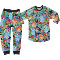 Elemental Ember And Wade Summer Tropical Pajamas Set, Elemental Pajamas