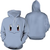 Pkm Hoodie, Squirtle Cosplay 3d Hoodie, Squirtle 3d Hoodie