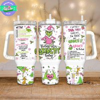 Custom Christmas Cartoon Bougie 40 Oz Tumbler