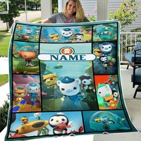 The Octonauts Blanket, Personalized The Octonauts Fleece Blanket