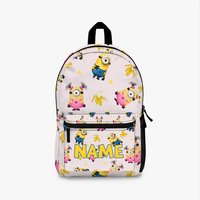 Minion Banana Personalized Back To School Backpack, Gifts For Friends