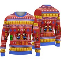 Super Mario Bros Ugly Christmas Sweater, Ugly Christmas Sweater