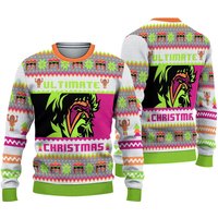 Ultimate Warrior Christmas Pro Wrestling Ugly Christmas Sweater