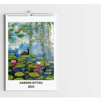 Cats In Famous Gardens 2025 Calendar A Purrfect Journey