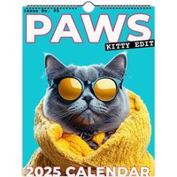 2025 Paws Calendar - Kitty Edit | January - December