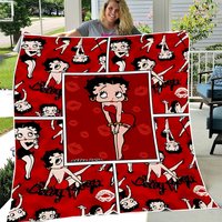 Betty Boop Modern Fleece Blanket