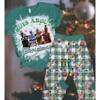 Nuts About Christmas Pajamas, Nutcracker Xmas Tshirt Pants Set