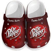 Personalized Dr Pepper Funny Clogs Shoes