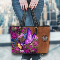 Love Butterfly Leather Bag, Butterfly Lover Leather Bag