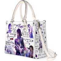 Prince Pur Rain Leather Bag, Music Fan Handbag