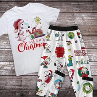 Snoopy Christmas Pajamas Set