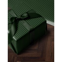 Evergreen Striped Wrapping Paper, Holiday Gift