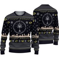 Elvish Circle Lotr Ugly Christmas Sweater Christmas 3d