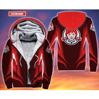 Personalized Wendy’s Custom 3d Fleece Hoodie