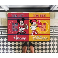 Personalized House Divided Doormat