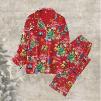 Christmas Simpson Holiday Pajamas, Homer Simpson Matching Pajamas Set