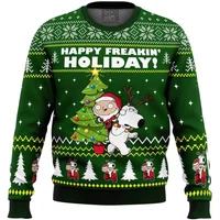 Happy Freakin Holidays Family Guy Ugly Christmas Sweater
