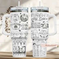 The Stay Golden 40oz Tumbler Laser, Stay Golden Insulated Tumbler