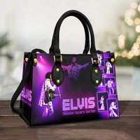 Elvis Presley Leather Handbag, Vintage Elvis Gift For Fan
