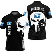 Personalized Postal Service Polo Shirt, United Sps 3d Printed Polo Shirt