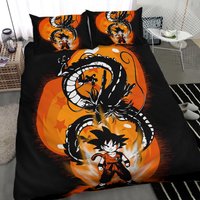 Dragon Ball Kid Goku The Divine Dragon Art Anime Bedding Set