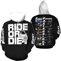 Fast And Furious Fan Hoodie And T-shirt Set