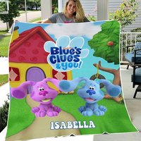 Blues Clues Cartoon Plush Fleece Blanket