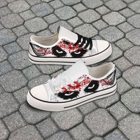 Joker Why So Serious Canvas Sneakers Low Top Shoes