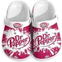 Dr Pepper Clogs, Soda Lovers Clogs, Beverage Casual Shoes For Women, I Love Dr Pepper Adult Sandals, Summer Shoes For Soda Lovers