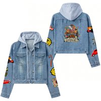 Zz Top Unisex Hooded Denim Jacket