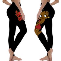 Betty Boop Women's Cut & Sew Casual Leggings