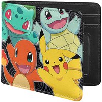 Pkm Starters Bi-fold Wallet "pkm" Gotta Catch 'em All!