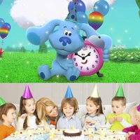 Blue's Clues Birthday Party Supplies Backdrop Banner Background Blue