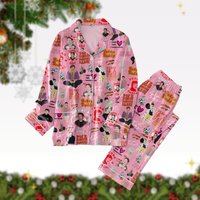 Christmas Vampire Diaries Pajamas, Vampire Diaries Movie Pants Set, Damon Salvatore Character Pj Set