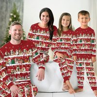 Christmas Guinea Pig Family Pajamas Set, Animal Lover Matching Pajamas, Pigmas Xmas Pajamas