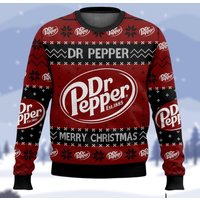 Dr Pepper Christmas Sweater, Dr Pepper Fan Ugly Xmas Sweater, Soda Bottles Sweaters