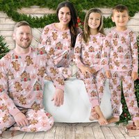 Cookie Squad Christmas Pajamas Set, Matching Holiday Loungewear