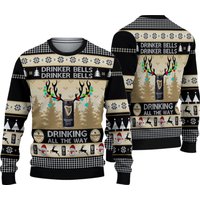 Guinness Drinker Bells Ugly Sweater, Guinness Beer Sweater