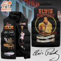 Elvis Presley Sleeveless Puffer Jacket, Elvis Presley Sleeveless Jacket
