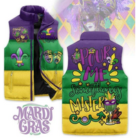 Mardi Gras Sleeveless Jackets, Gifts For Men, Women