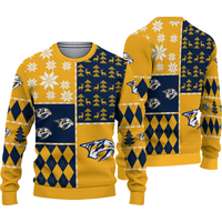 Nashville Predators Ice Hockey Christmas Ugly Sweater