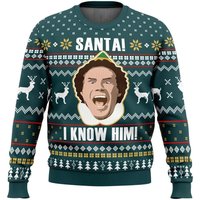 Elf Buddy Christmas Ugly Sweater, Santa I Know Him Shirt