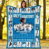 Grey's Anatomy Blanket Grey's Anatomy Fleece Blanket It's A Beautiful Day