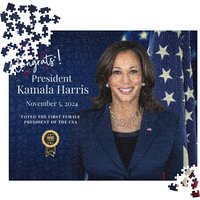 Congrats! President Kamala Harris November 5, 2024 - Jigsaw Puzzle