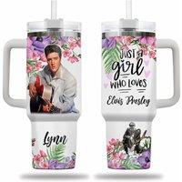 Elvis Presley 40oz Tumbler, Custom, Elvis Tumbler